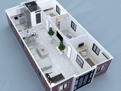 40 feet floor plan