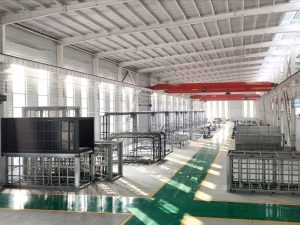 Container steel structure welding workshop