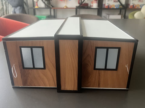 Double-wing expandable container house