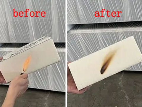 Fire performance test