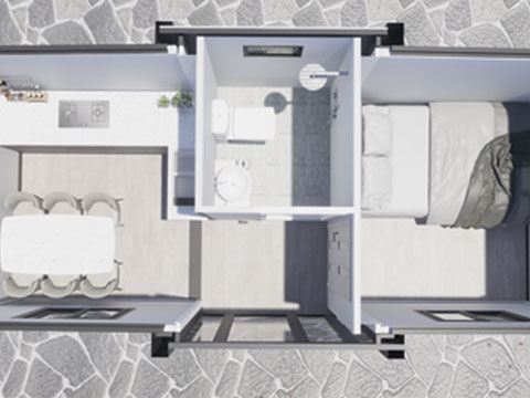 3D layout diagram