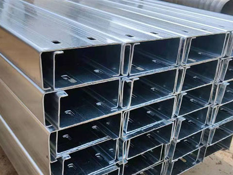 Galvanized C purlin details