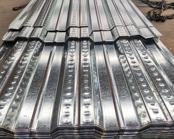 Galvanized floor decking