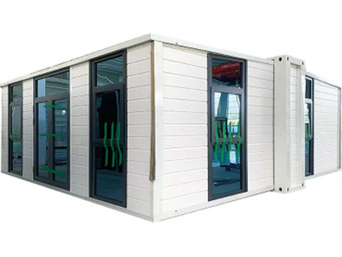 Small double-wing expandable house