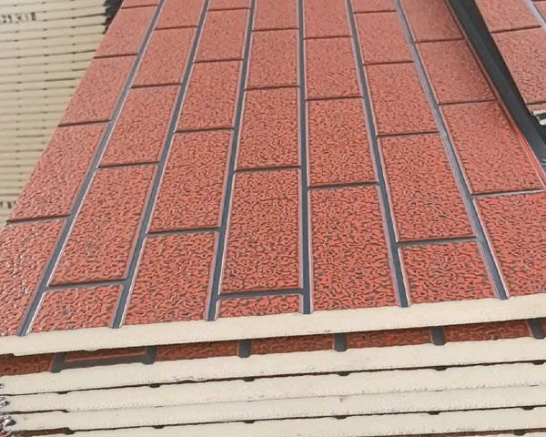 Brick pattern metal carved plate