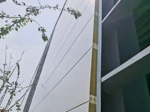 For building exterior walls