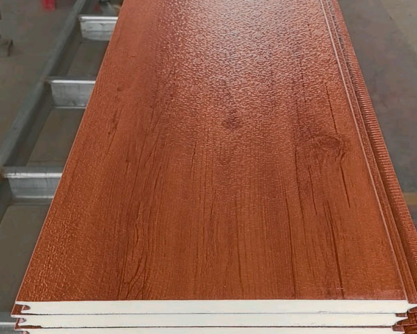 Wood grain metal carved board