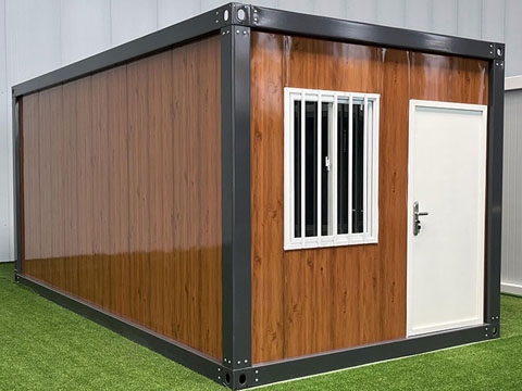 Wood Grain Modular Container House