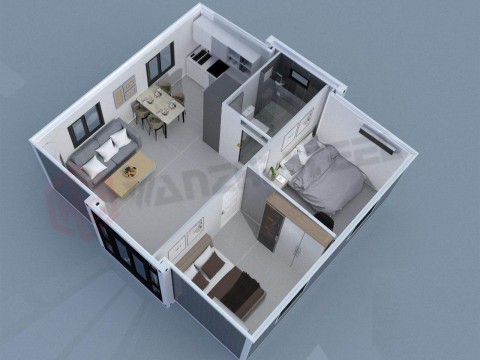 30ft Mobile Home 3D Model