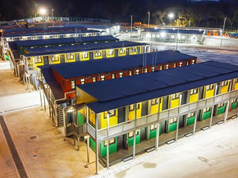 Construction dormitory area