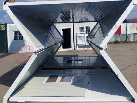 Folding prefabricated houses