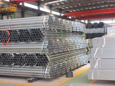 Hot-dip galvanized round pipe