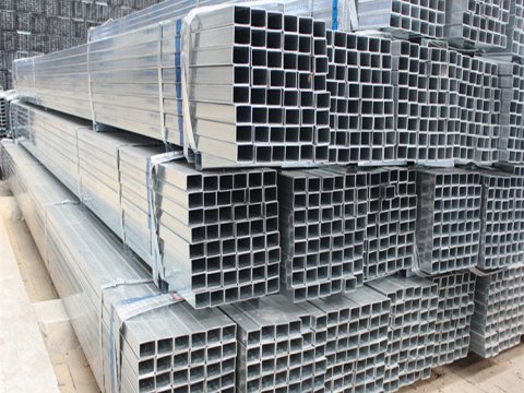 Hot-dip galvanized square tube