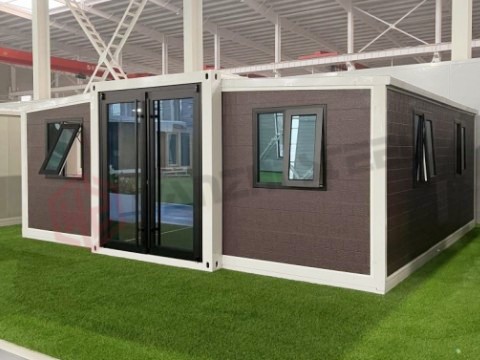 Prefab House Solid Dark Design