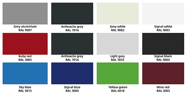 RAL card Classic solid color