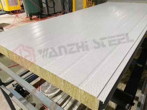 Rock Wool Acoustic Sandwich Panel Supplier in China