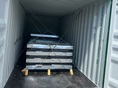 Steel plate sea transport