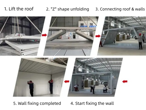 Unfold the installation diagram
