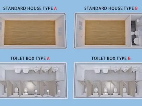 Used as a bedroom and toilet