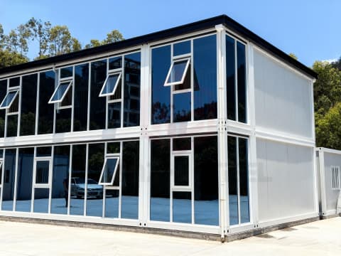 2-story flatpack prefab container house