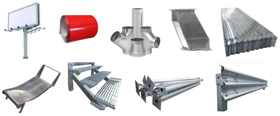 Applications of galvanized steel coils