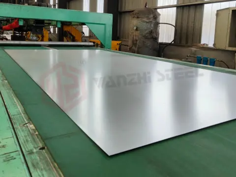 Cut into galvanized steel sheets
