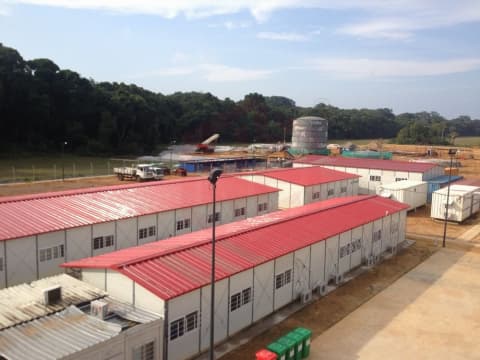 Mobile Prefab Housing Camp