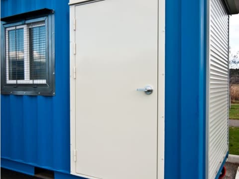 Mobile store prehung-Exterior-Door