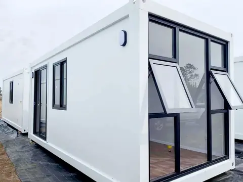 Modular container house windows