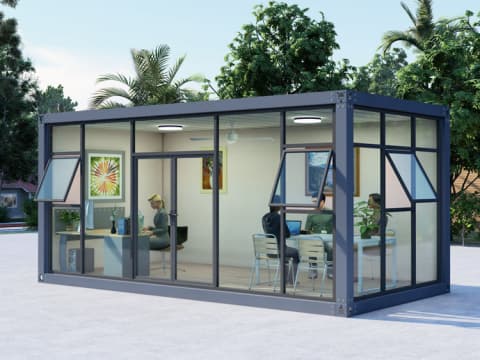 Panoramic Modular Mobile Office Cabin