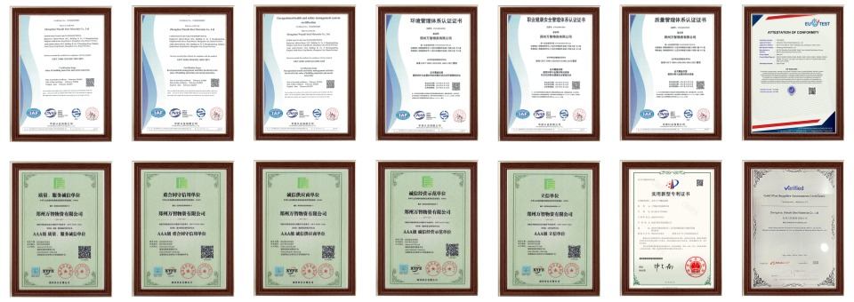 Wanzhi Steel Certification