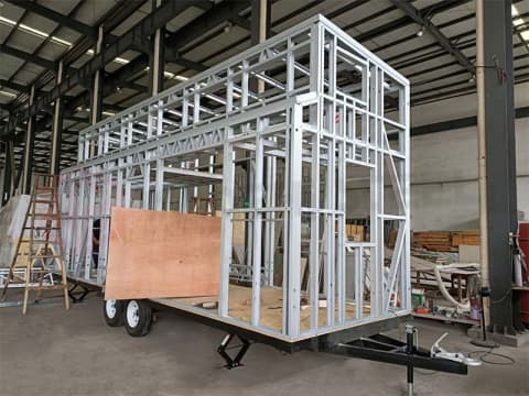 Fully hot-dip galvanized frame