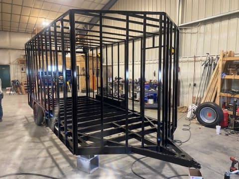 Galvanized steel metal frame