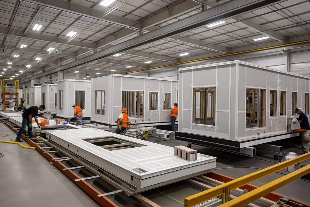 Prefabricated housing factory