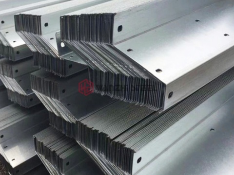 Purlins with reserved holes