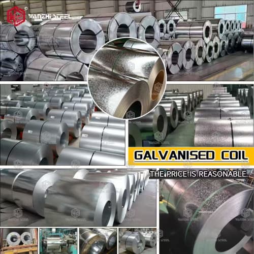 Hot-dip galvanized steel coil factory