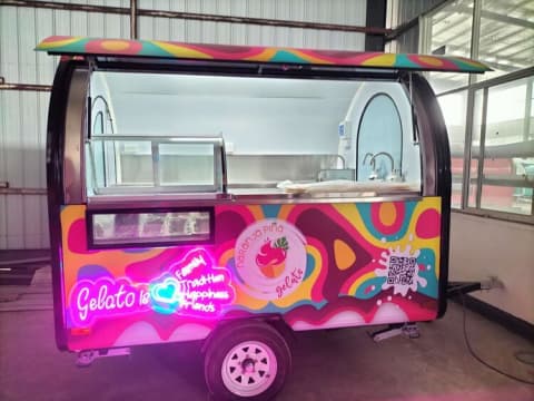 New ice cream truck trailer Factory