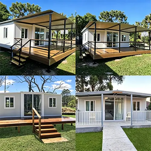 2-bedroom, 1-living room simple house supplier