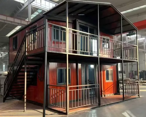 2-story prefabricated container house factory