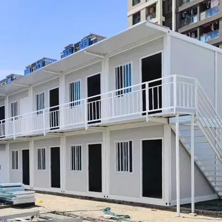 Container-style living units for office use