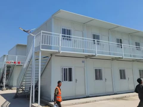 Two-Story Modular Container Dormitory