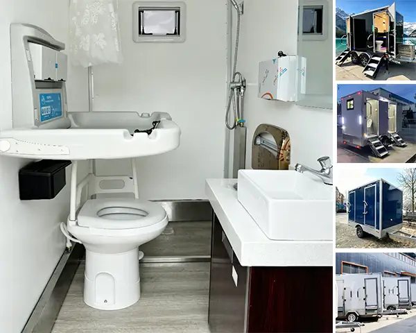 portable restroom trailers for sale