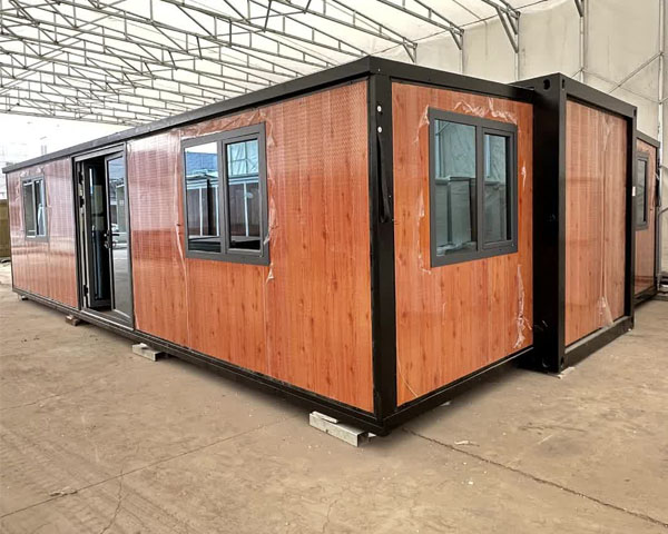 30ft wood grain expandable container house