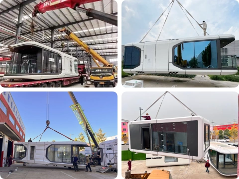 capsule house to india australia canada malaysia uk