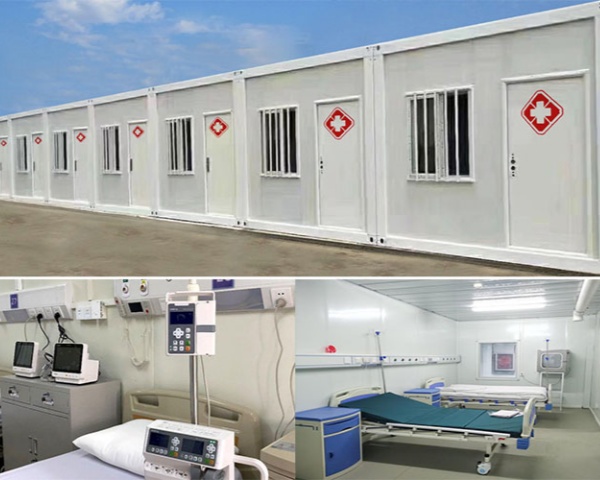 Medical container houses in Spain