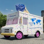Electric Customized Ice Cream Delivery Truck