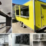 Mobile food truck trailer kitchen