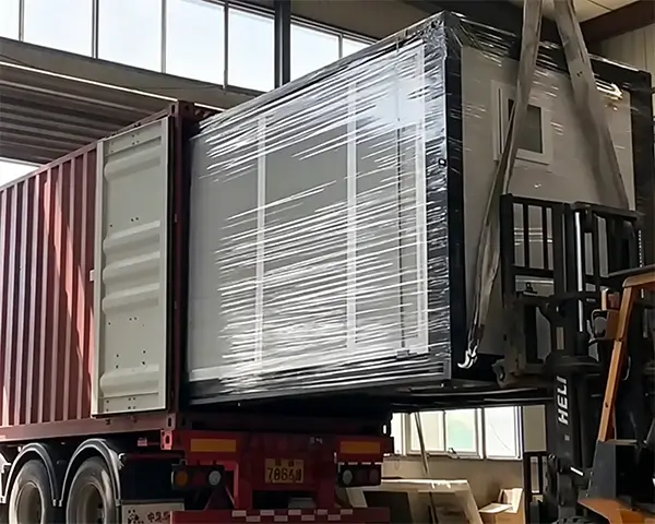 Prefabricated houses shipped to Argentina