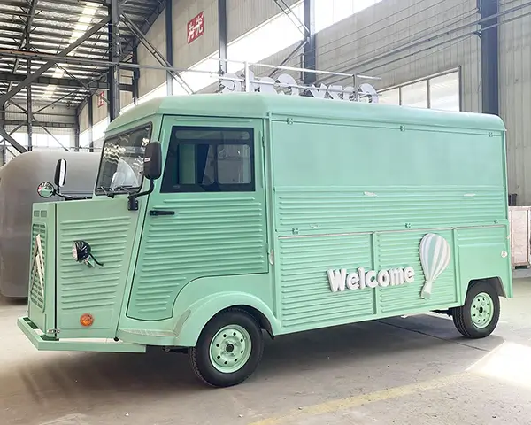 Coffee, Milk Tea & Fast Food Vending Cart