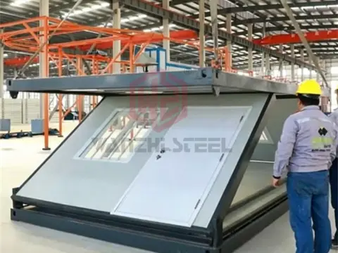 Factory folding test